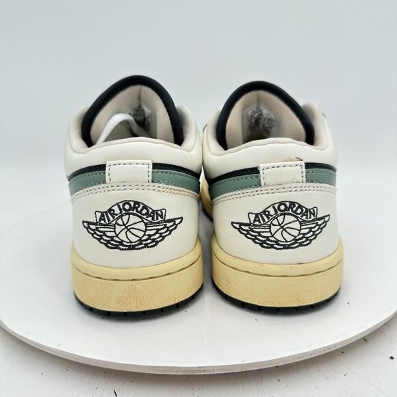 Nike Air Jordan 1 Low Top Women Size 8.5 DC0774-001 Jade Smoke black Green Shoes - Picture 5 of 11